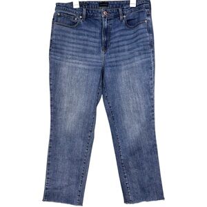 Talbots Modern Ankle Jean Blue Denim Womens Size 14